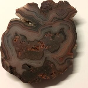 An amazing Banded Agate Rock naturally made millions of years ago. Rare color